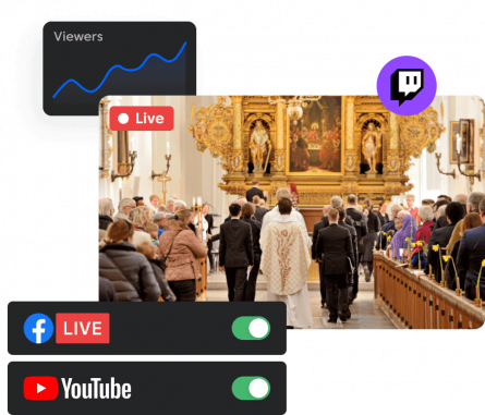 Go live within minutes